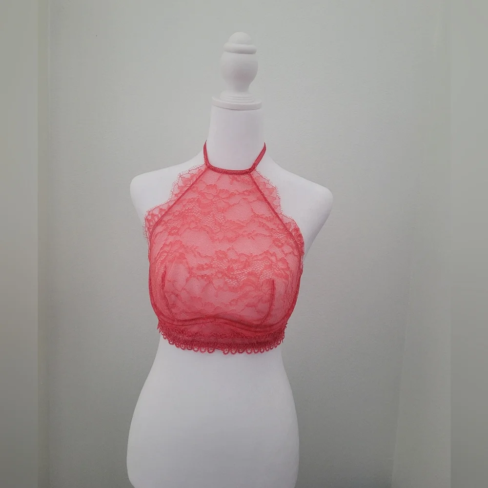 36 C VS Halter Lace Bra - Picture 2 of 7